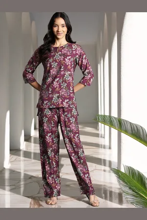 DressBerry Floral Printed Tunic With Trousers Co-Ords