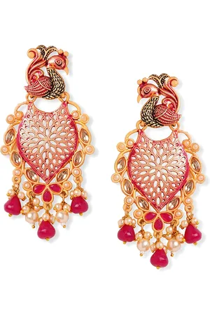 HOT AND BOLD Gold-Toned Classic Drop Earrings