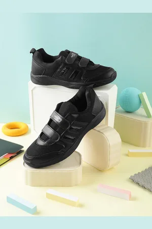 Liberty Kids Skolgame-V Textured Velcro Uniform School Shoes