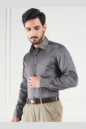 LOUIS STITCH Comfort Opaque Cotton Formal Shirt