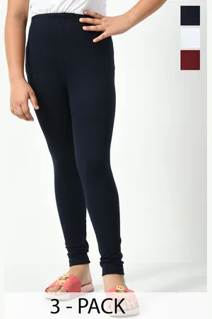 KAYU Girls Pack Of 3 Ankle-Length Lenggings