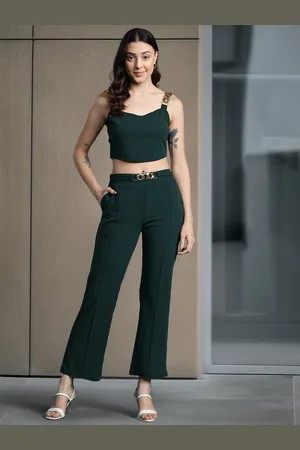 DressBerry Chain-Detail Top with Trouser Co-Ords
