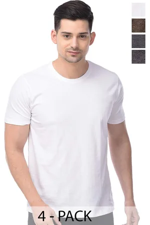 Color Capital Pack of 4 Unisex Cotton T-shirt