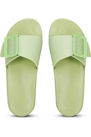 Kraasa Women Buckle Detail Sliders