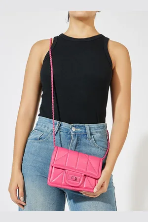 Styli Textured Structured Sling Bag