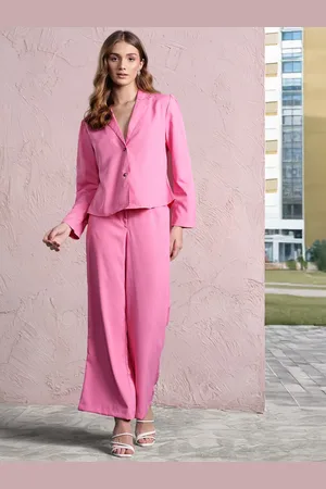 DressBerry Lapel Collar Blazer-Style Co-ords