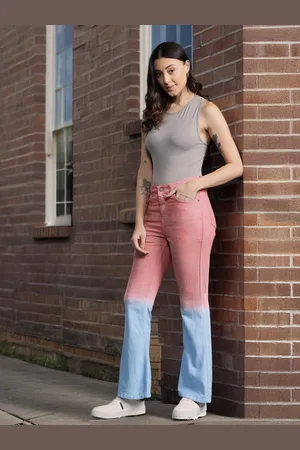 DressBerry Women Ombre Bootcut Jeans