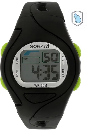 Sonata Unisex Grey Digital Watch NH87011PP01