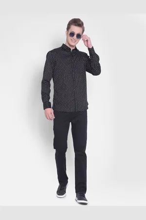 Crimsoune Club Printed Slim Fit Classic Casual Shirt