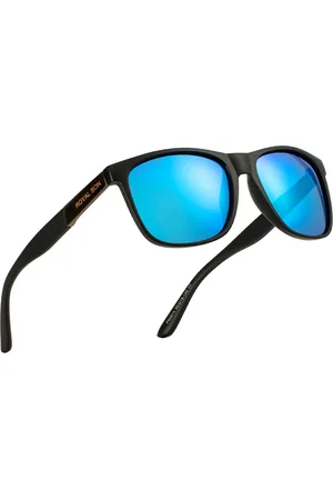 Royal Son Unisex Blue Polarised & UV Protected Wayfarer Sunglasses CHI00121-C3