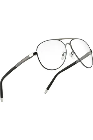 Royal Son Men Transparent Polarized & UV Protected Lens Aviator Sunglasses-CHI0082-C5