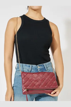 Styli Textured Structured Sling Bag