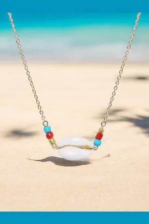 FÁBULA Gold-Plated Beaded Bohemian Necklace
