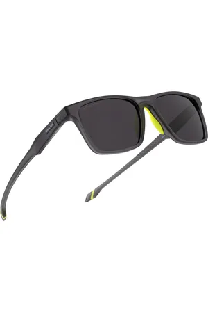 Royal Son Men Square Sunglasses with Polarised and UV Protected Lens SG-RS1010-C3-Black