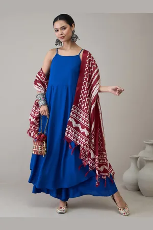 InWeave Women Regular Kurta with Palazzos & With Dupatta