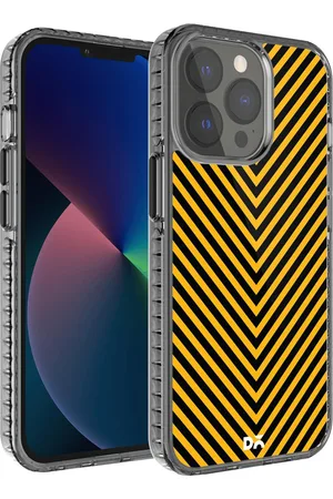 DailyObjects Yellow & Black V Ochre Printed iPhone 13 Pro Phone Case