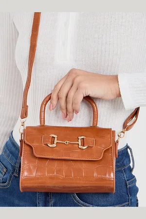 Styli Oversized Structured Handheld Bag with Snaffle Detail Bag