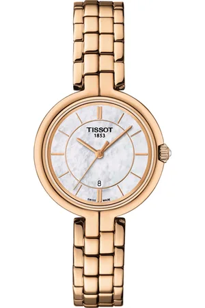 Tissot Women White Flamingo Mother of Pearl Analogue Watch T0942103311101