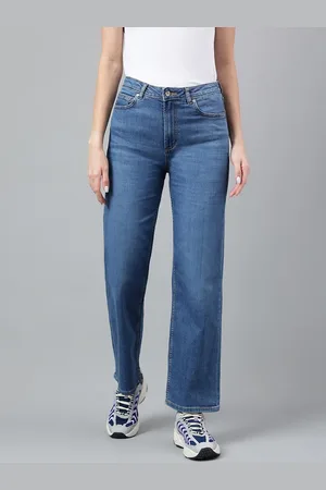 Woodland Women Wide Leg Clean Look Stretchable Jeans