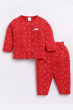 dollar Boys Round Neck Printed T-shirt with Trousers