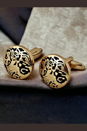 Lucky Jewellery Gold-Plated Cufflink