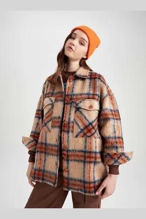 DeFacto Women Checked Casual Shackets