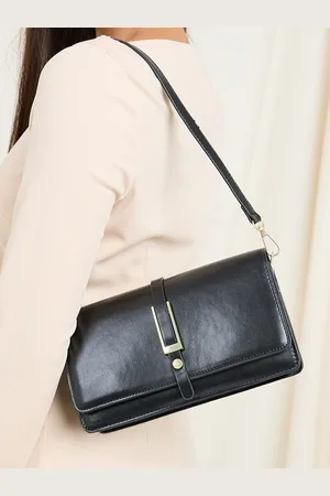 Styli Gold-Tone Belted Shoulder Bag