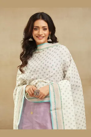 Fabindia Ethnic Motifs Printed Block Print Dupatta