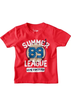 BonOrganik Boys Typography Printed Round Neck Cotton T-shirt