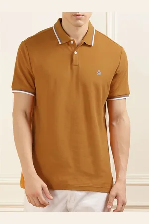 Original Penguin Men Polo Collar Applique T-shirt