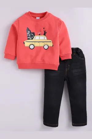 dollar Boys Round Neck Printed T-Shirt with Trouser