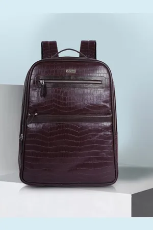 Veneer Unisex Crocodile Pattern Laptop Backpack