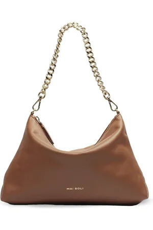 MAI SOLI Women Hazelnut Genuine Leather Kim Shoulder Bag