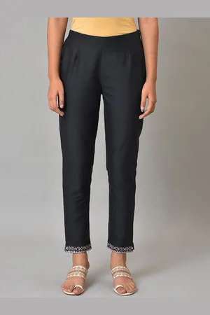 W Omen Regular Fit Cigarette Trousers