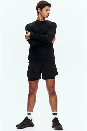 H&M Double-Layered Sports Shorts In DryMove