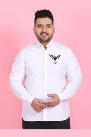 Lastinch Men White Premium Casual Shirt