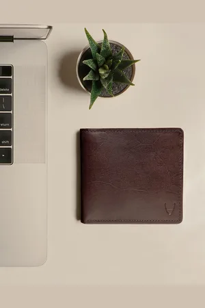 Hidesign Men Brown Leather Two Fold Wallet