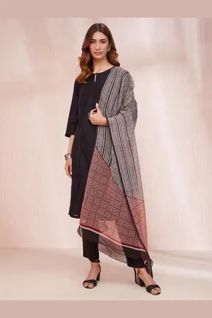 Fabindia Cotton Silk Bagh Printed Dupatta