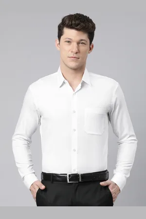 Majestic Modern Slim Fit Micro Checked Formal Shirt
