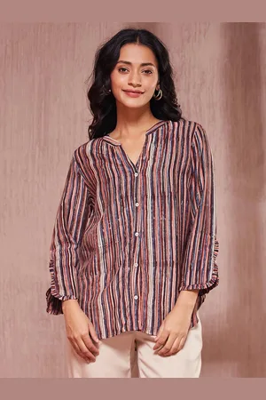 Fabindia Women Opaque Printed Casual Shirt