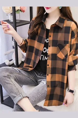 Mast & Harbour Women Opaque Checked Casual Shirt