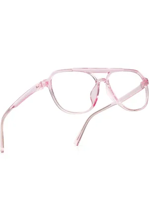 Royal Son Unisex Pink Full Rim Oversized Frames With Hard Case