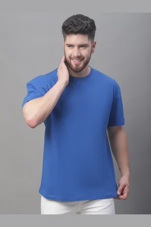 DOOR74 Drop-Shoulder Sleeves Loose Cotton T-shirt