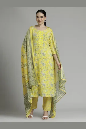 Jaipur Ethnic Printed Pure Cotton Suit Set