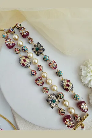 Binnis Wardrobe Gold-Plated Beaded Necklace