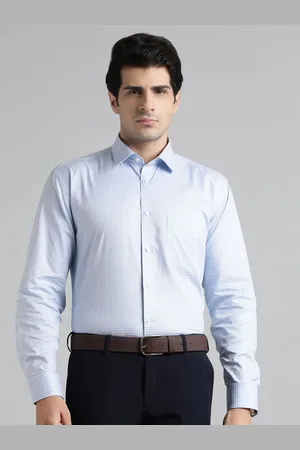 JADE BLUE Men Opaque Checked Formal Shirt