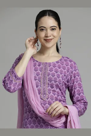 Jaipur Ethnic Printed Pure Cotton Suit Set
