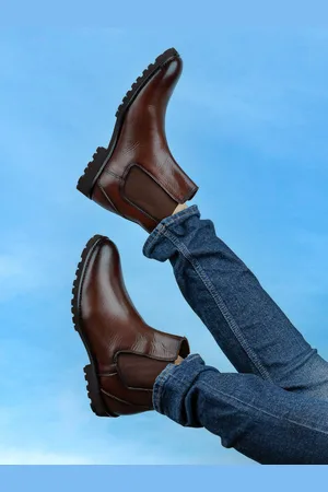 LA BOTTE Men Mid-Top Leather Chelsea Boots