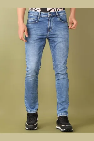 V-Mart Men Cotton Skinny Fit Light Fade Stretchable Jeans