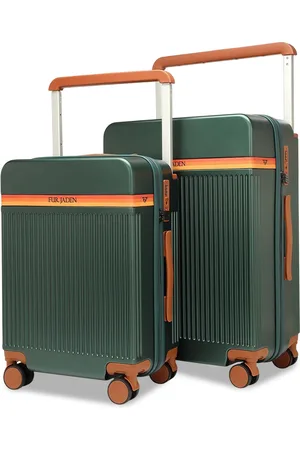 FUR JADEN Set Of 2 Textured Hard-Sided Trolley Suitcase